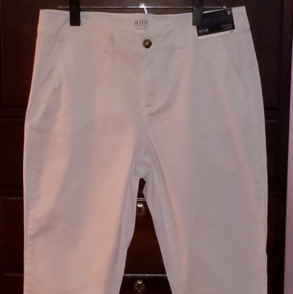 Chino crop pants